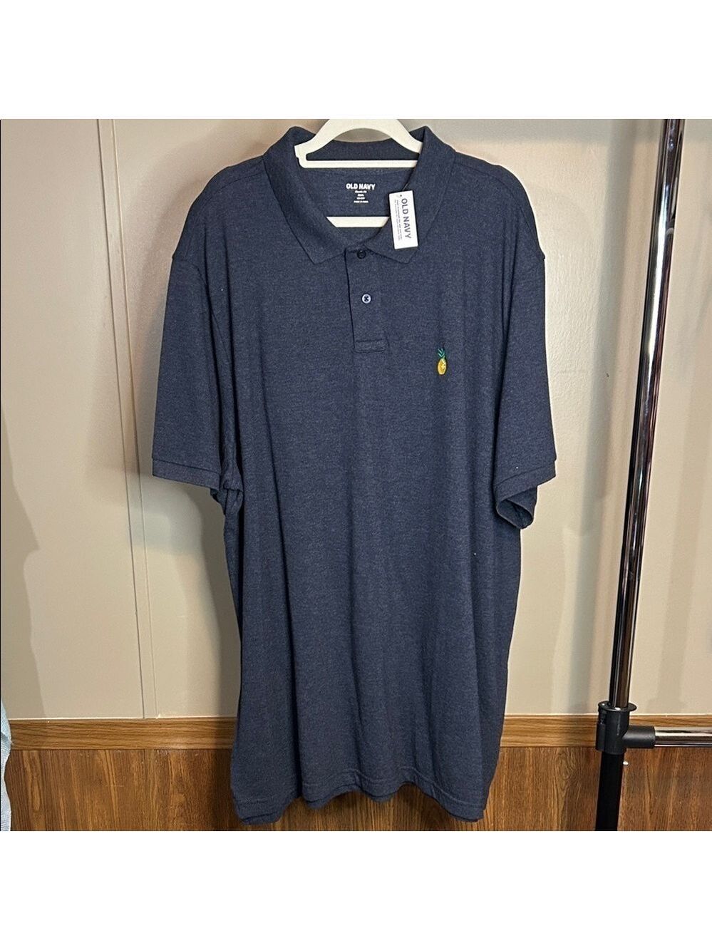 Old Navy Men's Dark Blue Polo Shirt